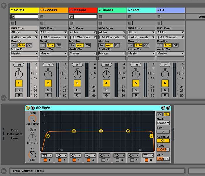 Ableton Live GUI