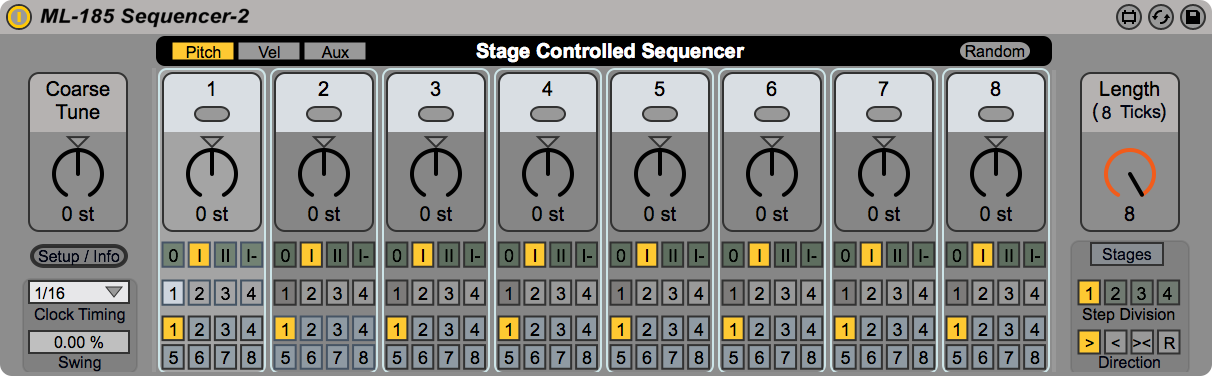 ML-185 Stage Controlled Sequencer